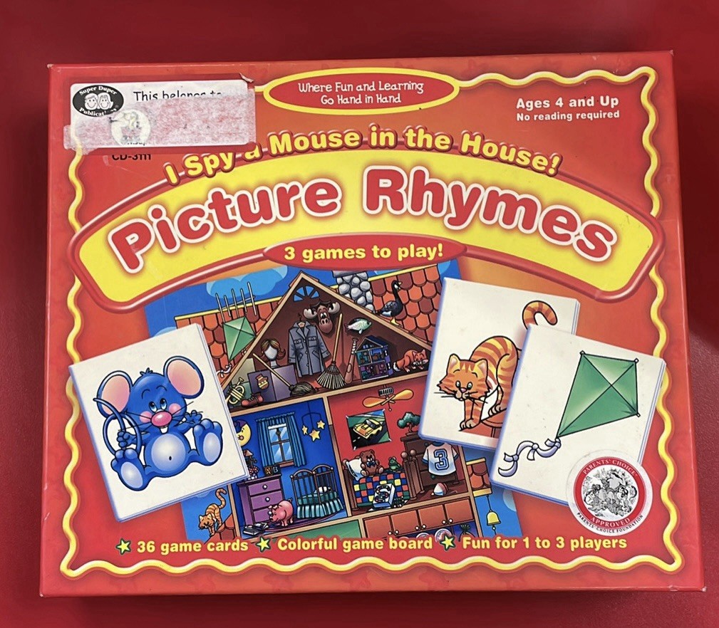 Picture Rhymes I Spy A Mouse in the House Game