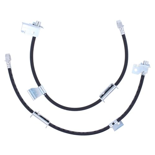 NewYall Front Left and Right Brake Hydraulic Hose for Chevrolet Avalanche
