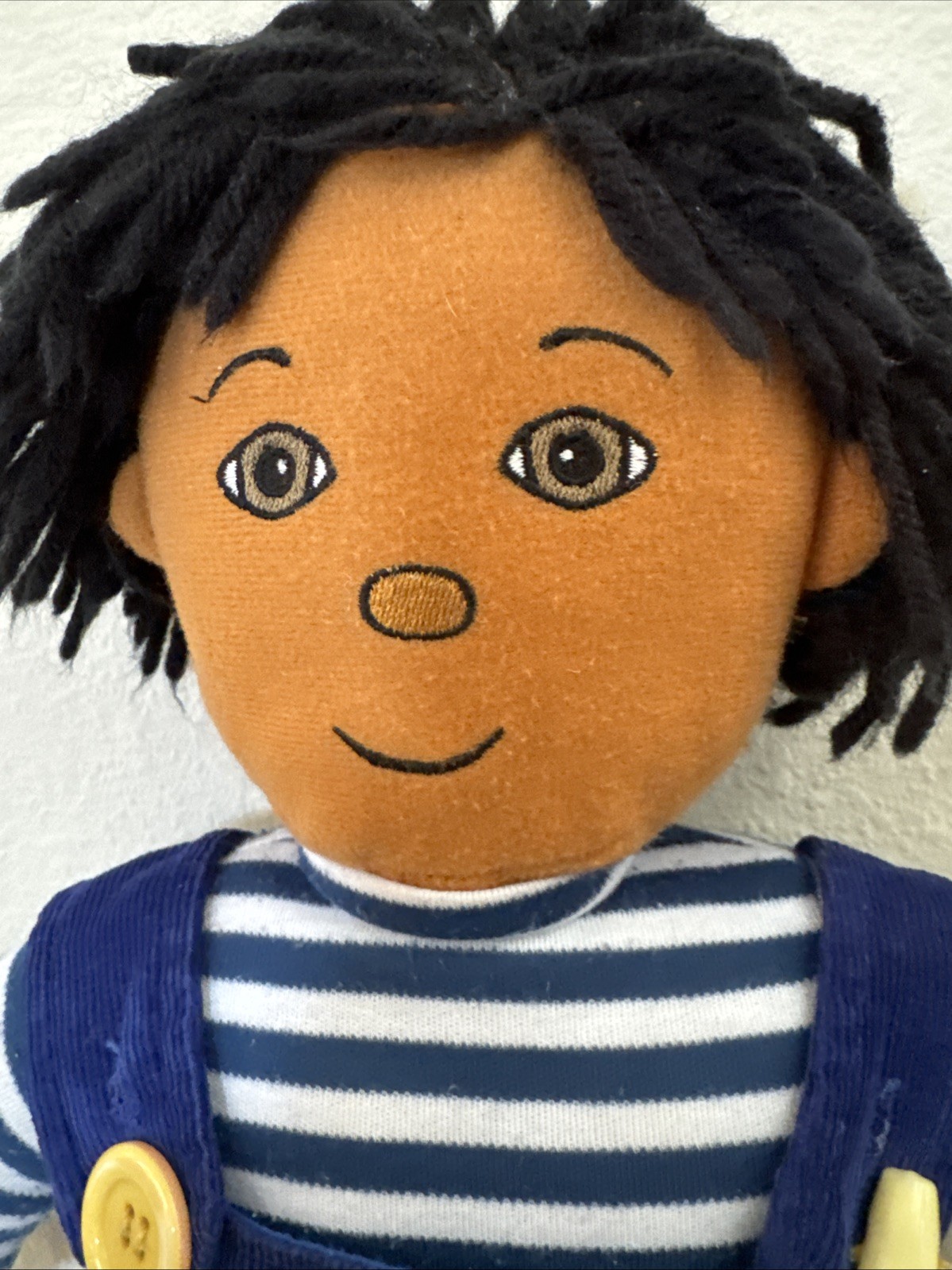 Excellerations Boy Doll 18” Rag Doll Stuffed & Clothed for Learning To Dress