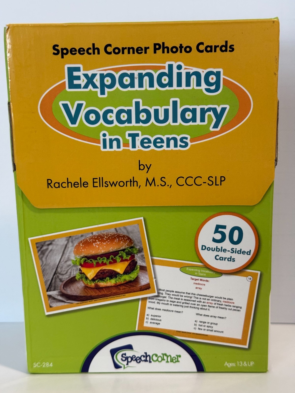 Flash Card Set – Homeschool – Vocabulary Expansion – 50 Double Sided Cards
