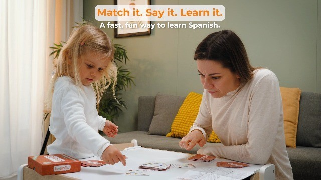 Spanish Learning Card Game for Kids | 9 Fun Ways to Play with Audio | Bilingual