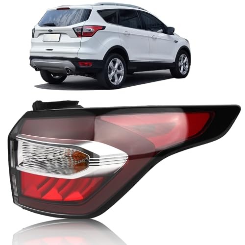 Tail Light Compatible with 2017 2018 Ford 17-18 Escape & Right Passenger Side
