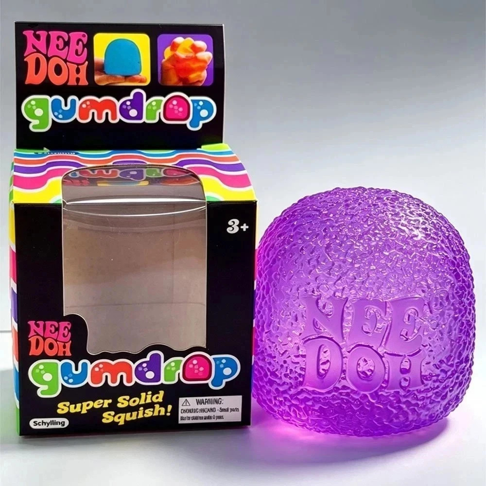 Nee Doh Gumdrop Super Solid Squish Needoh Gum Drop RARE