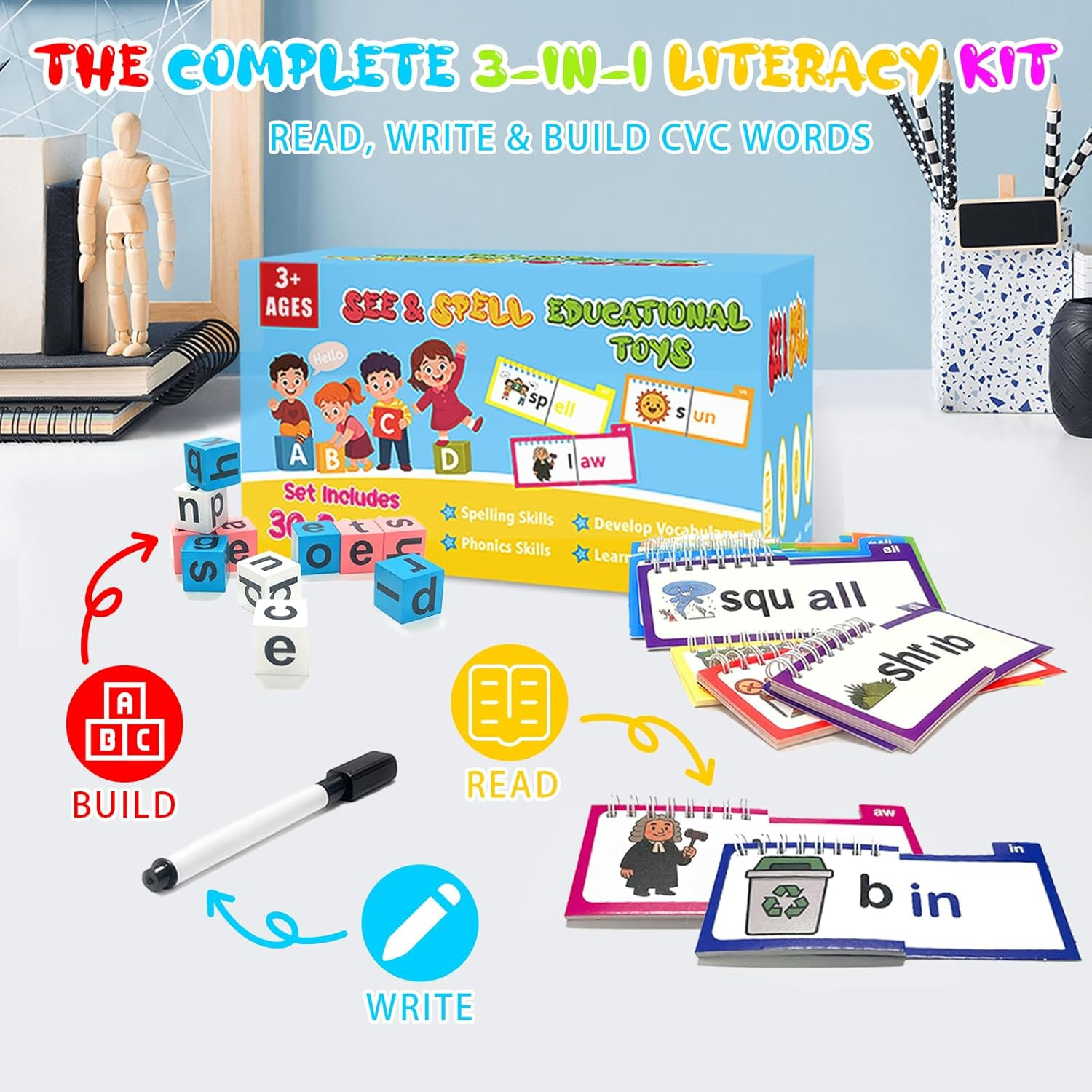 30 Libros Familias De Palabras Juego Lectura Rimas Tarjetas ABC Fonicas Kinder