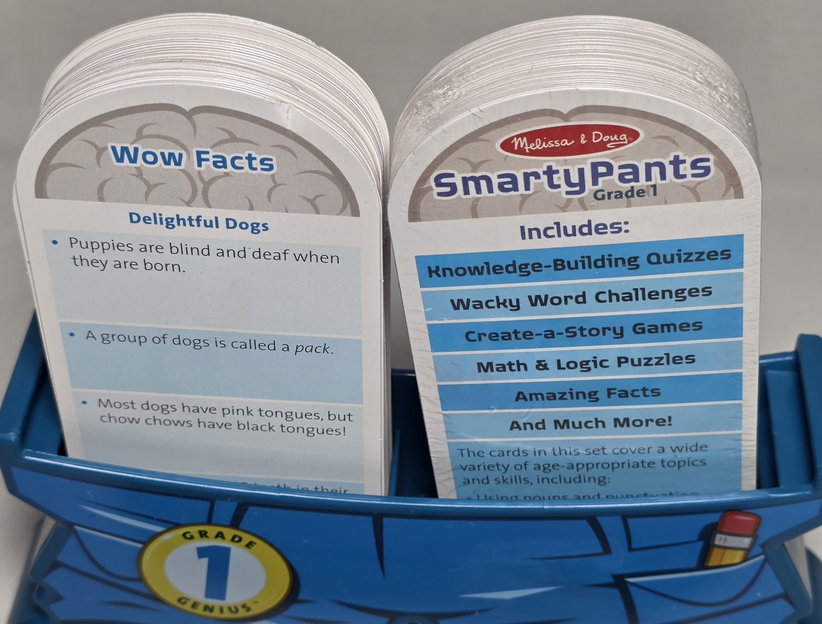 Smarty Pants 1st Grade Melissa and Doug 120 Educational Questions Puzz Cards