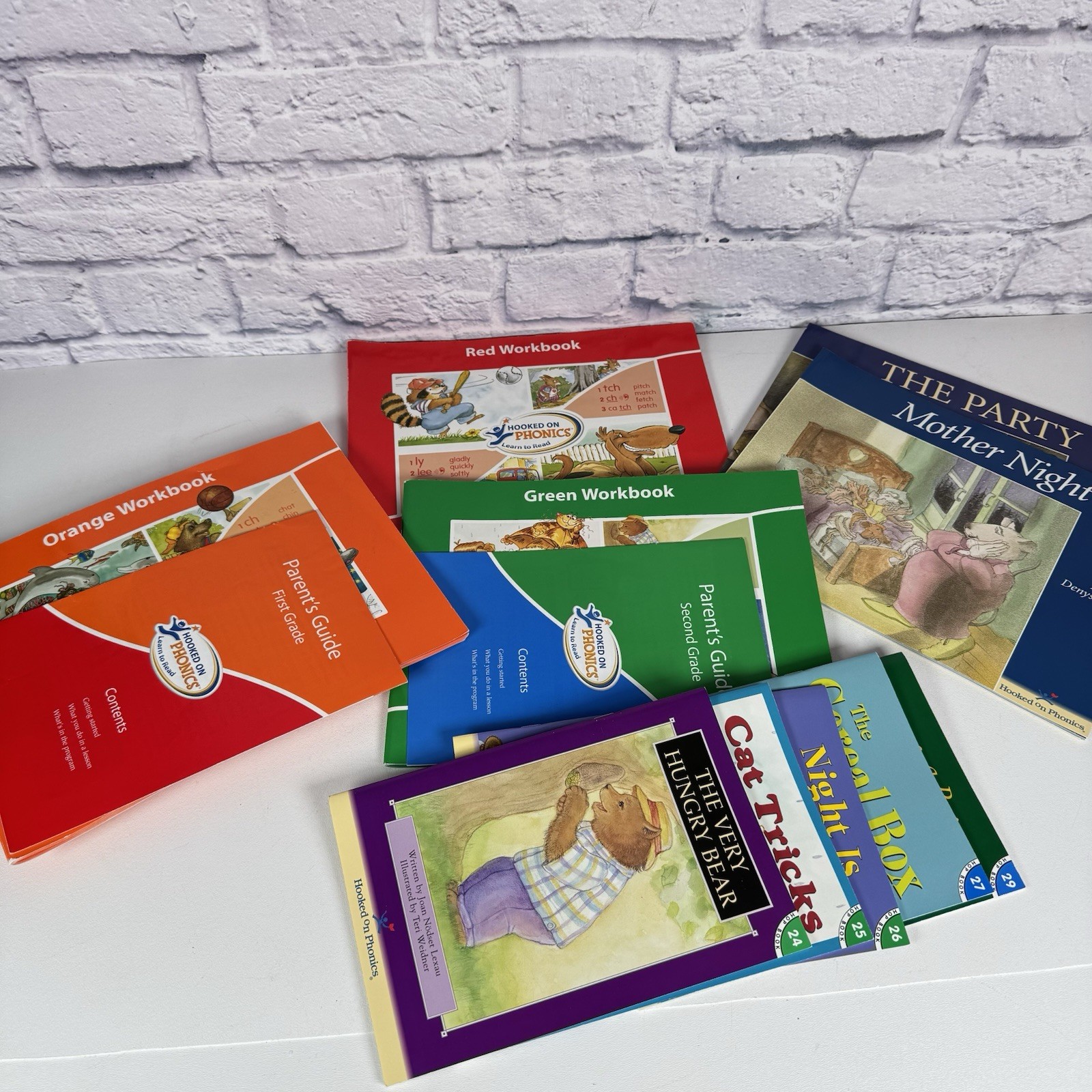 Hooked on Phonics Learn to Read REPLACEMENT Workbooks And Hop Books
