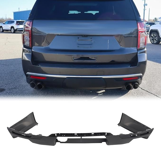 21-24 Chevy Tahoe GMC Yukon Rear Lower Bumper Cover Matte Black GM1195164
