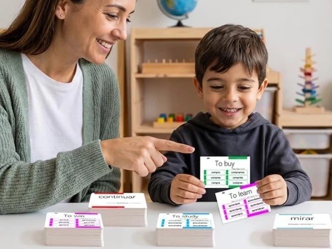 Enhance Your Spanish with 800 Conjugation Cards: 200 Key Verbs in 9 Tenses