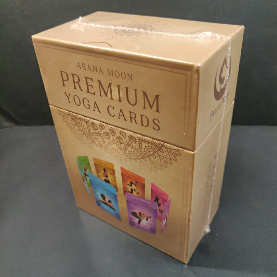Asana Moon Premium Yoga Cards Deck Over 120 Yoga Poses & 12 Sequences New Sealed