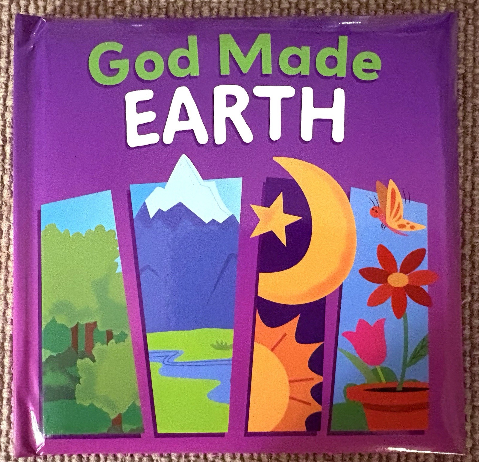 GOD MADE Animals, Colors, Earth & Seasons Padded Board Books CHOICE-4 Pre-K NEW!