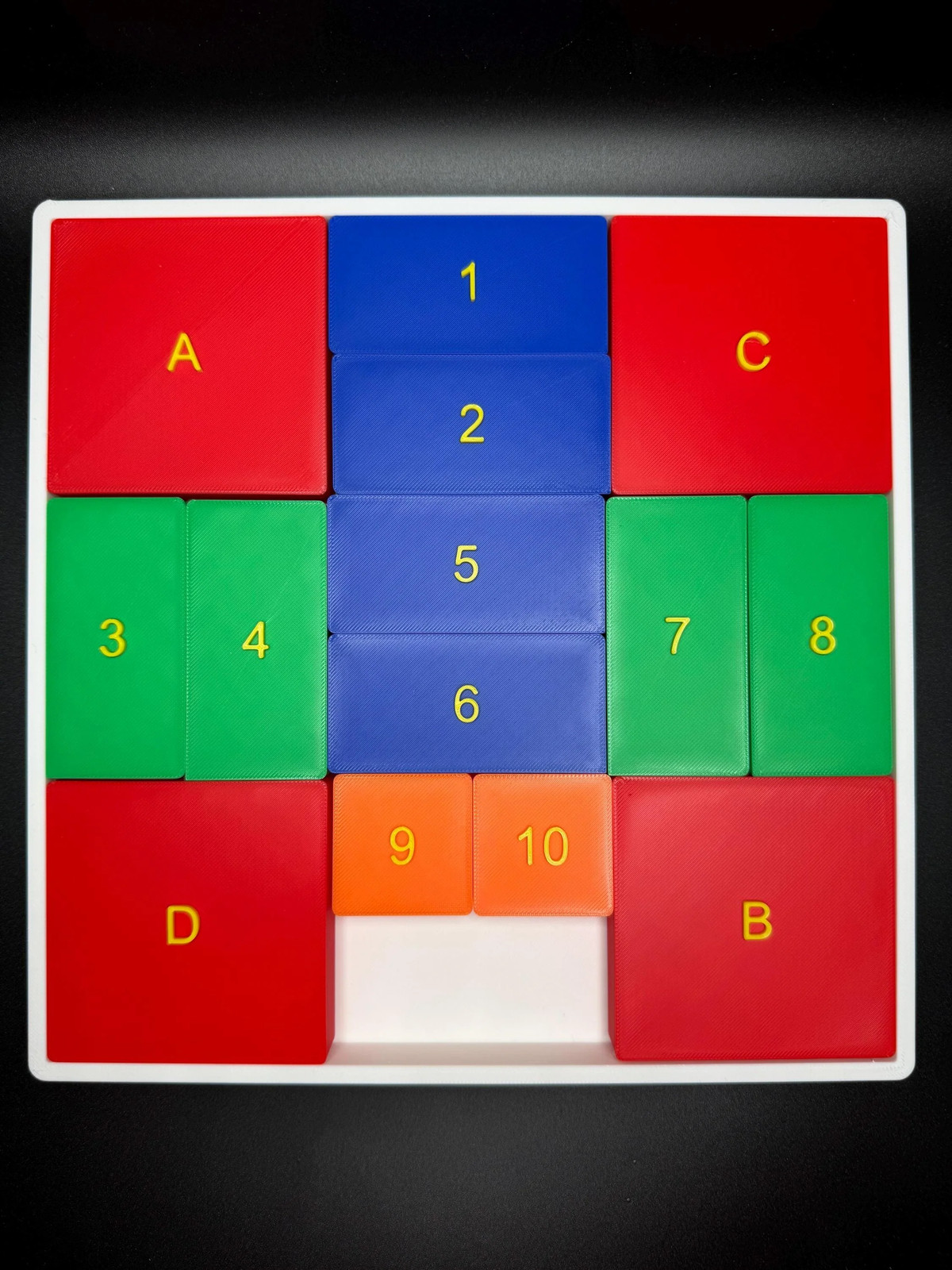 Slide a While / Model Garage – Sliding Puzzle – 3D Printed Classic 1930s Toy,