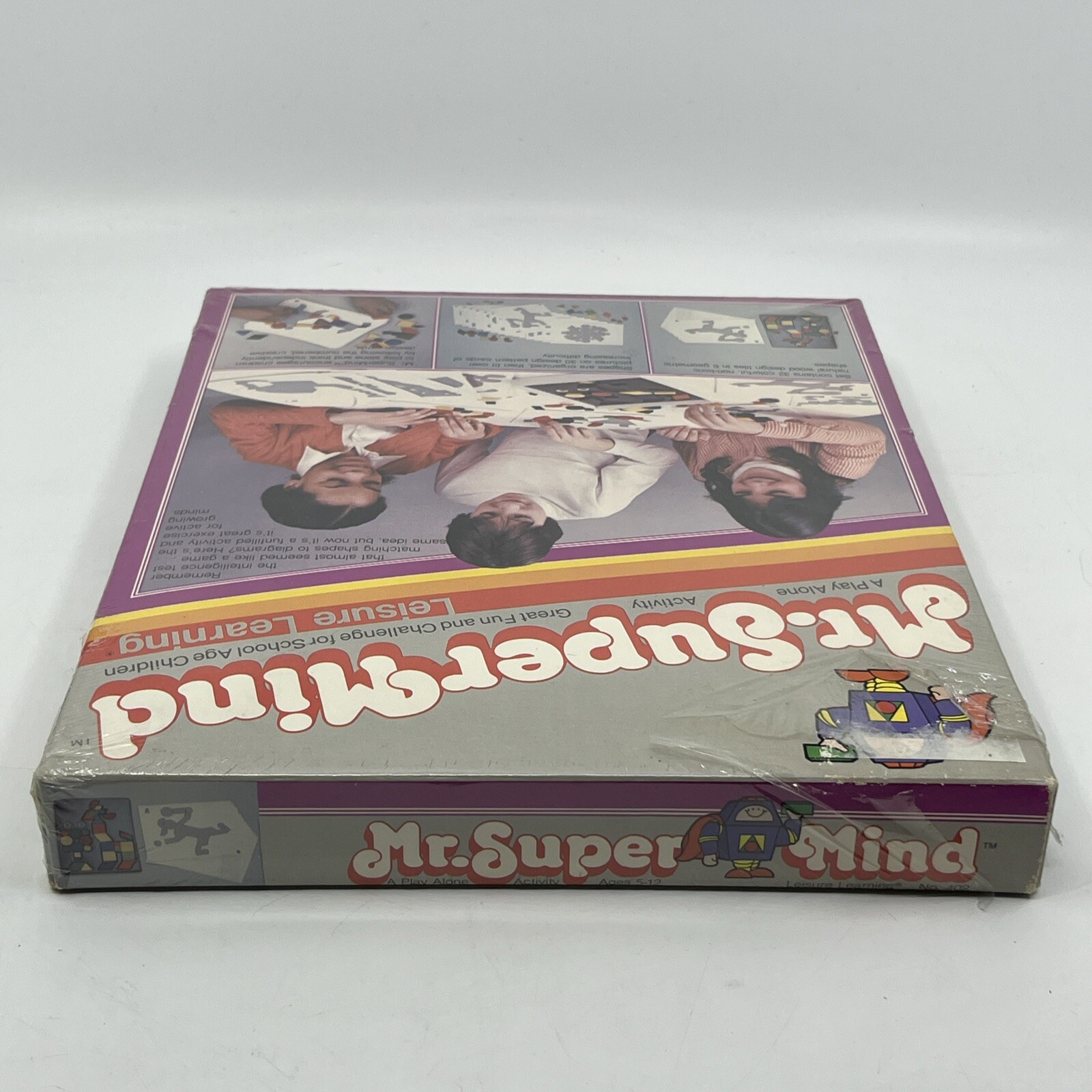 Vintage 1981 Mr. Super Mind Leisure Learning Toy Educational Puzzle – NEW SEALED