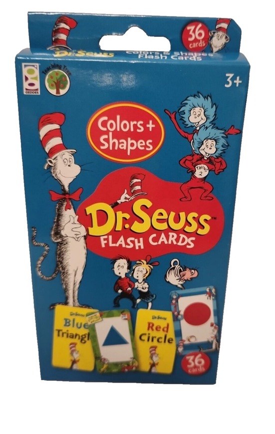 Dr. Seuss Learning Flash Cards: ABC’s & Words/Colors & Shapes/Numbers – Lot of 3