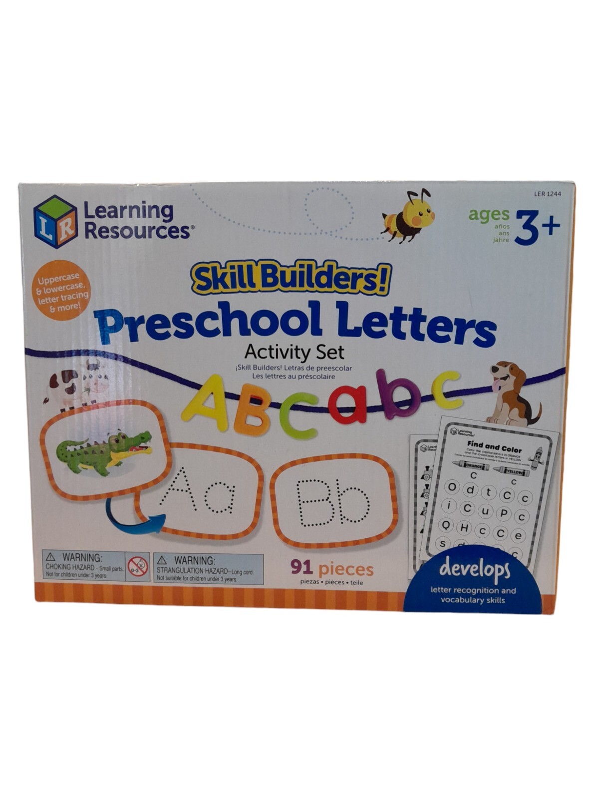 Learning Resources Skill Builders! Preschool Letters Multicolor (LER1244)