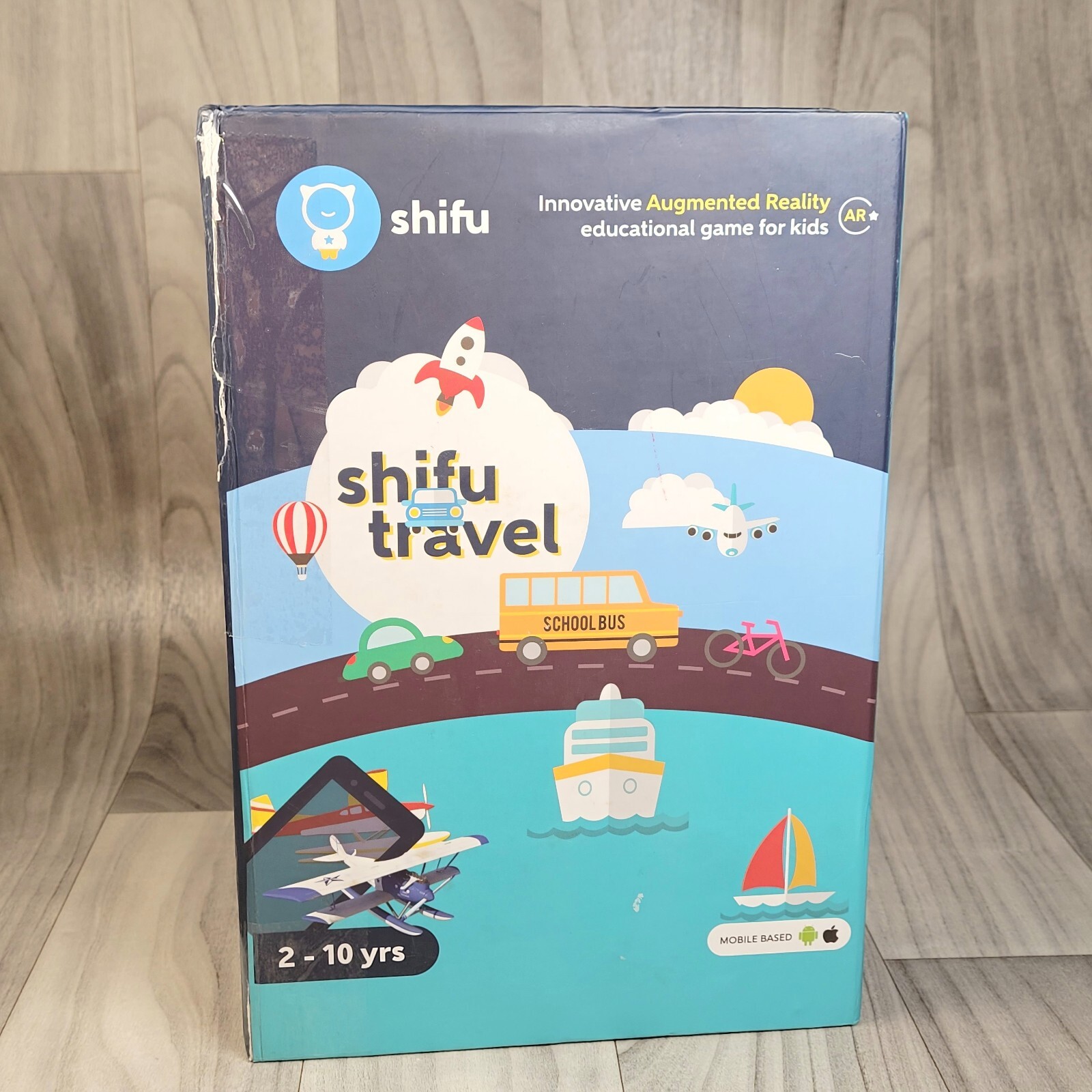 Shifu Travel Innovative Augmented Reality AR Education Game Set 2-6 Vehicle Card
