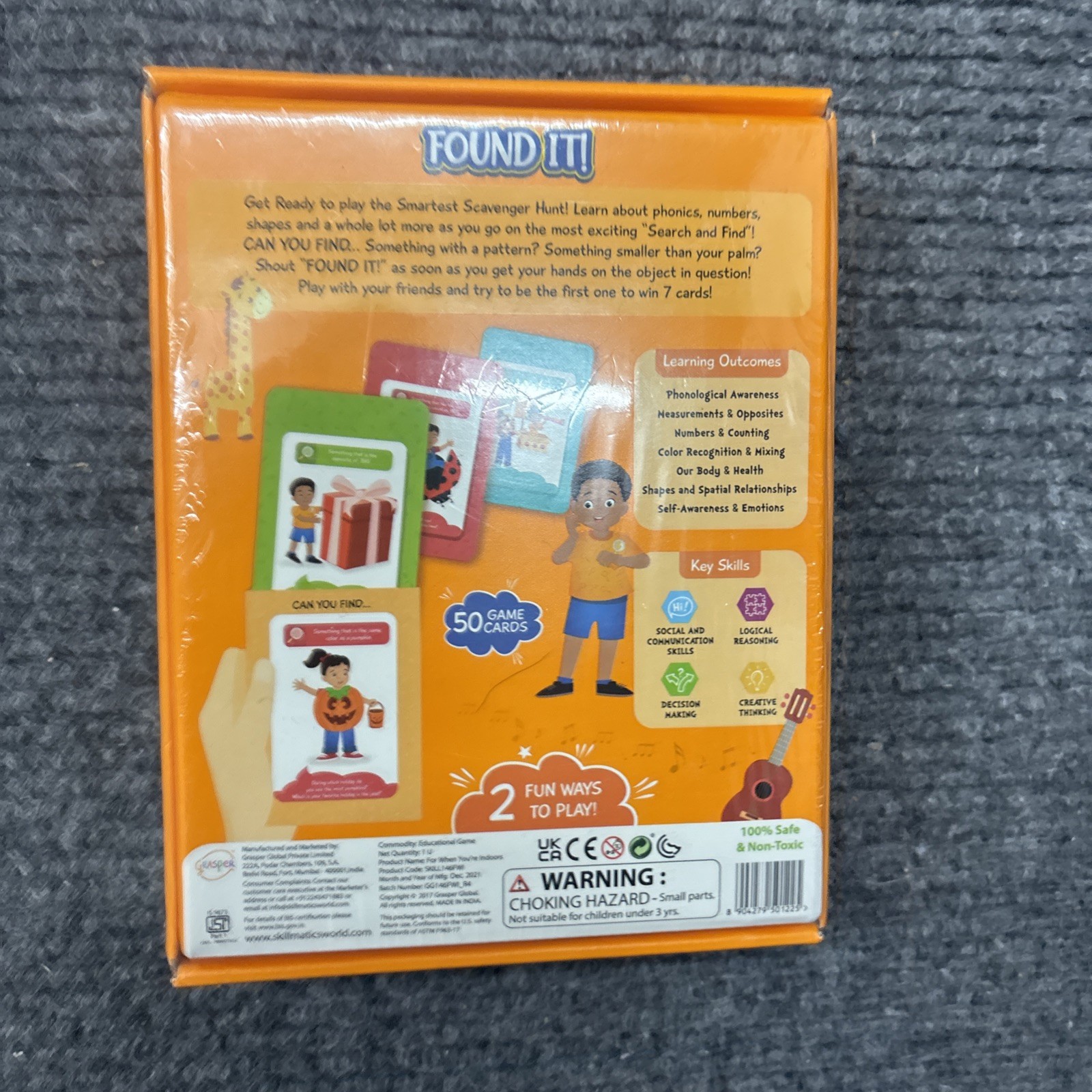 Skillmatics Found It Smart Scavenger Hunt For Inside Kids Brand New