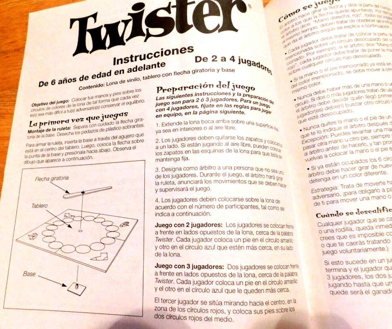 Game~”Twister” By: Milton Bradley