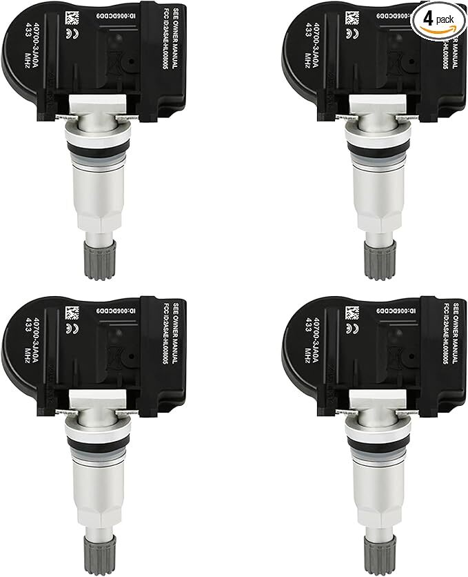TPMS Sensor 433MHz Compatible for Infiniti Nissan Tire Pressure Monitoring