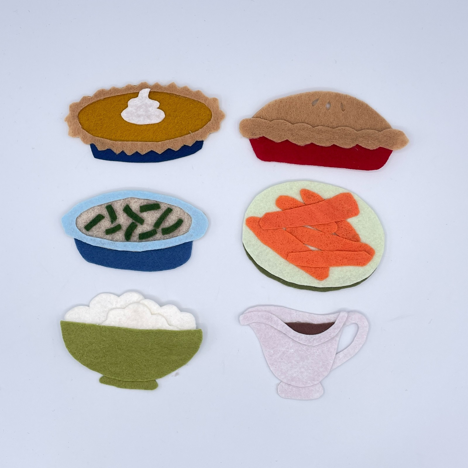 Thanksgiving Dinner Felt Story Set for Felt or Flannel Board Play