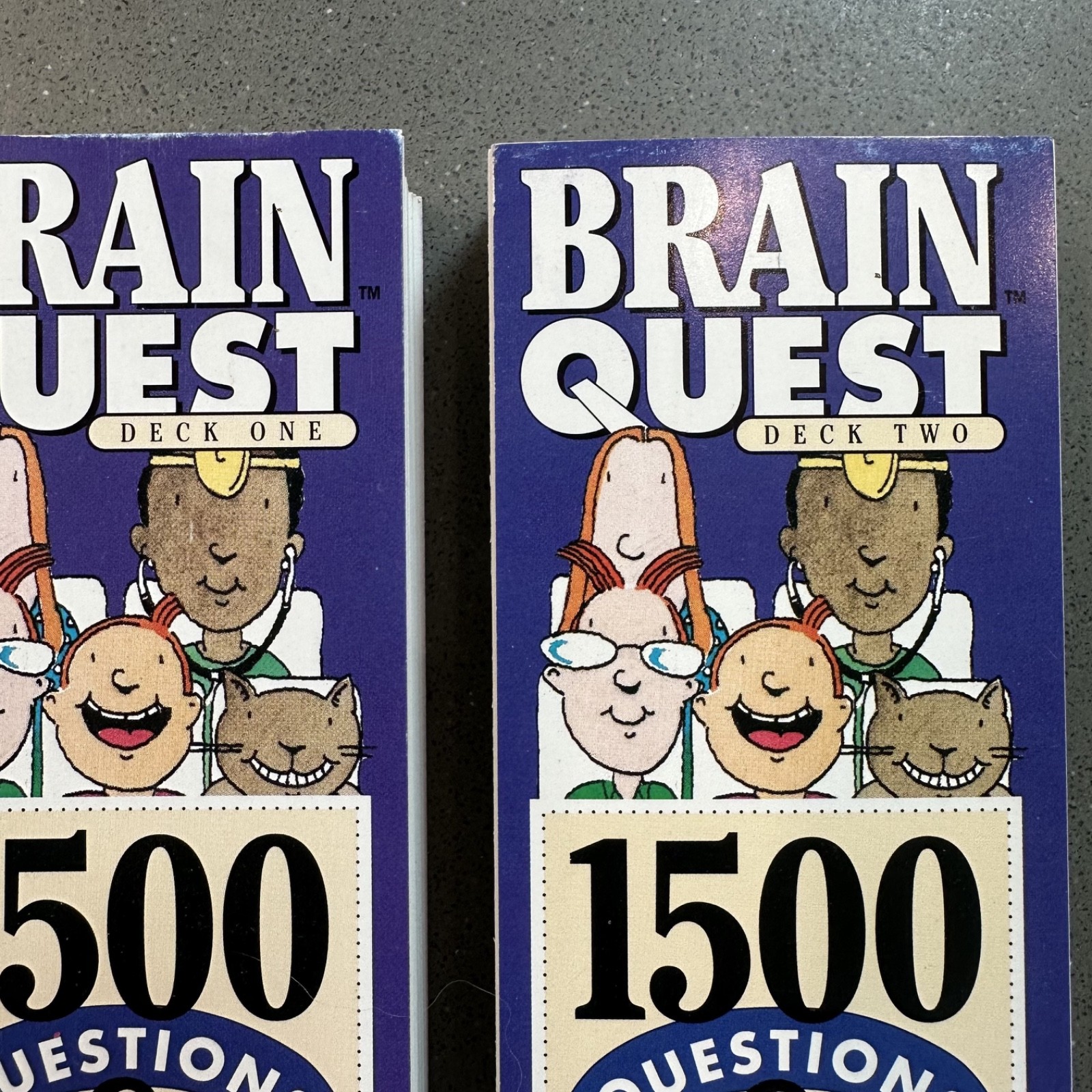 Brain Quest 6th Grade Deck 1 & 2 Lot Ages 11-12 Educational Learning Cards