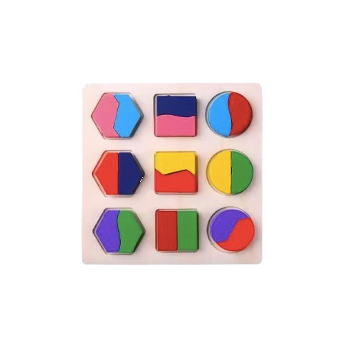 Wooden Shape Sorting Blocks – Early Learning Educational Toy
