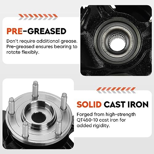 Steering Knuckle & Wheel Bearing Hub Assembly for Ford Escape 2005 Front Right