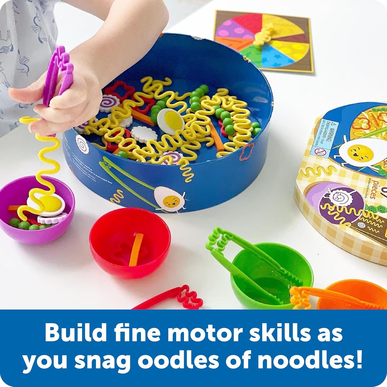 Learning Resources Noodle Knockout Fine Motor Game Ages 4 8 Toddler