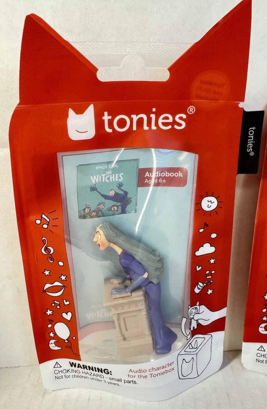 New Tonies Lot Of 4 Characters-Hiccup HTTDragon, Revolt Rhyme, Witches & Maestro