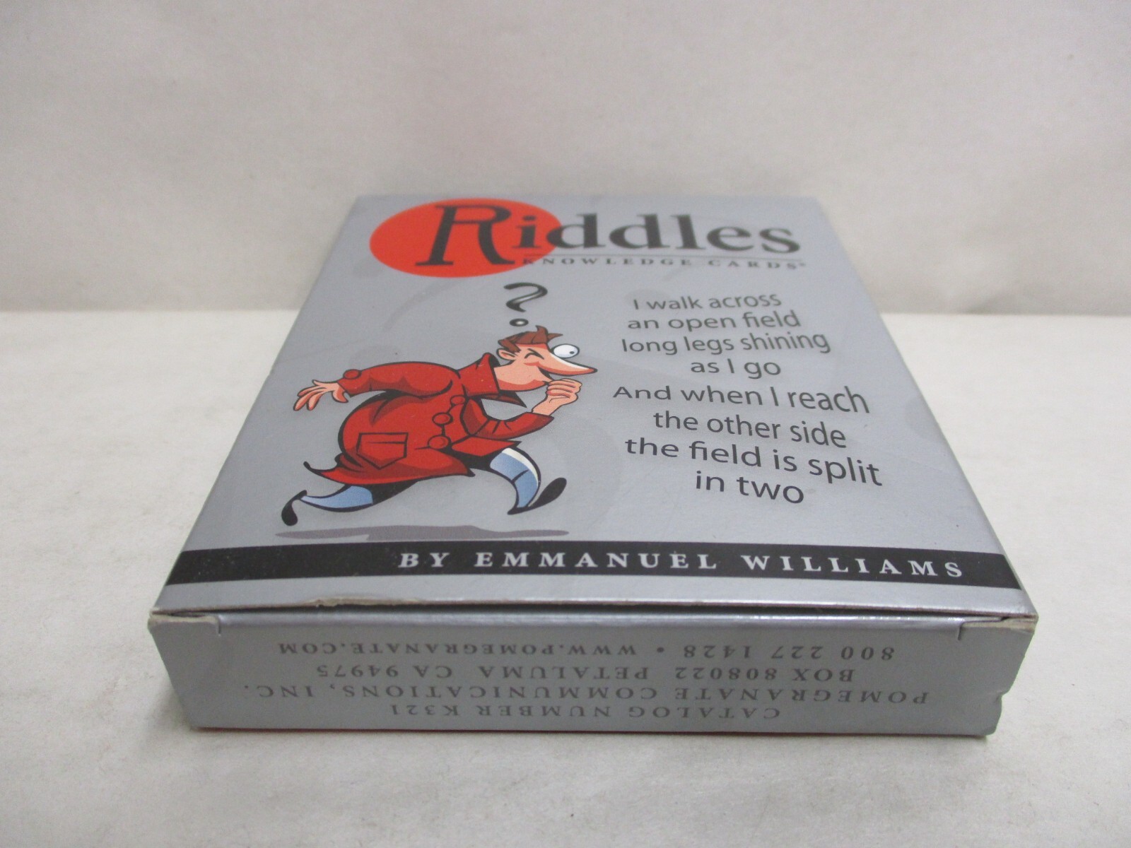 Riddles Knowledge Cards by Emmanuel Williams Complete Set of 48 Cards with Box