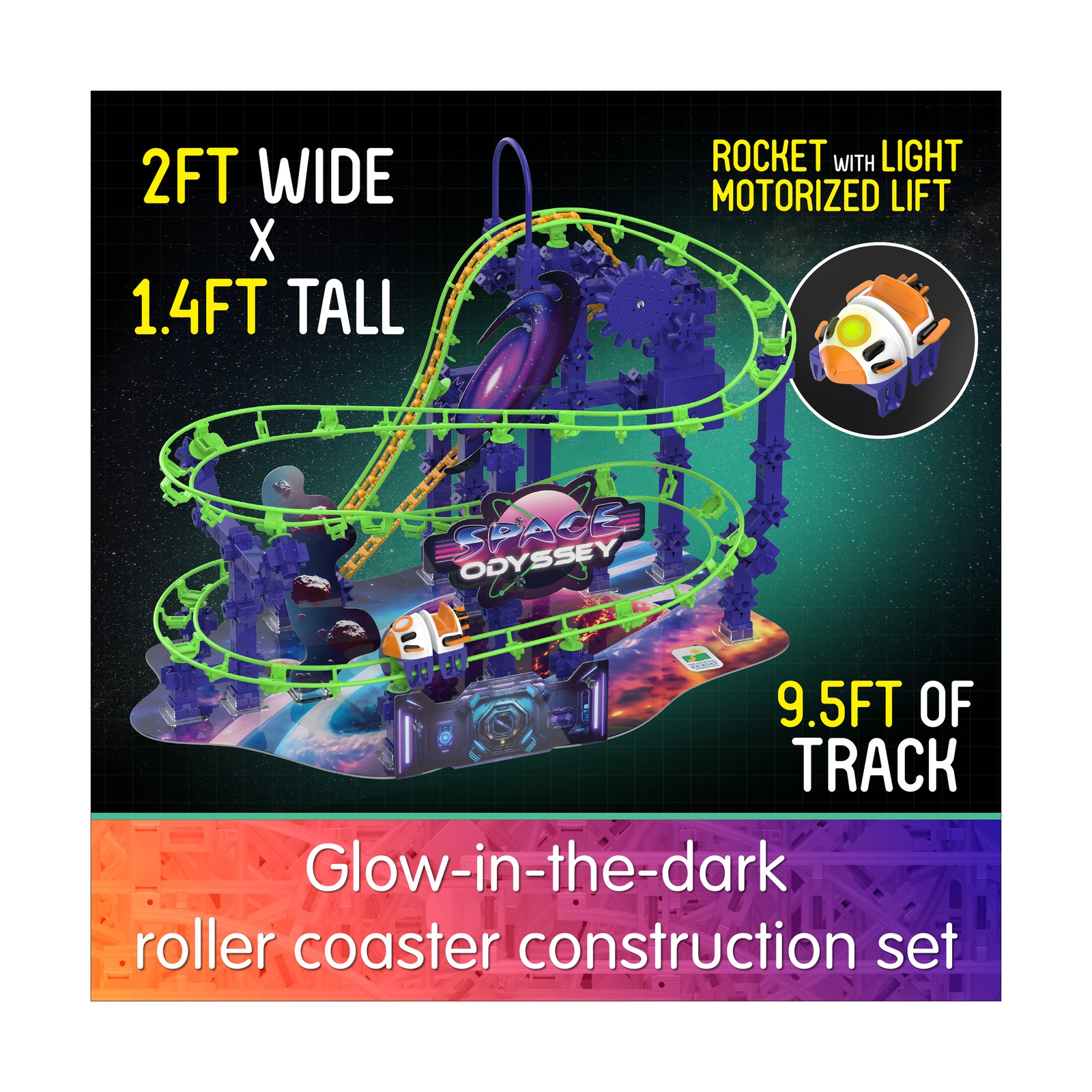 New – The Learning Journey Techno Trax – Space Odyssey: 200+ Pcs – Ages 8+
