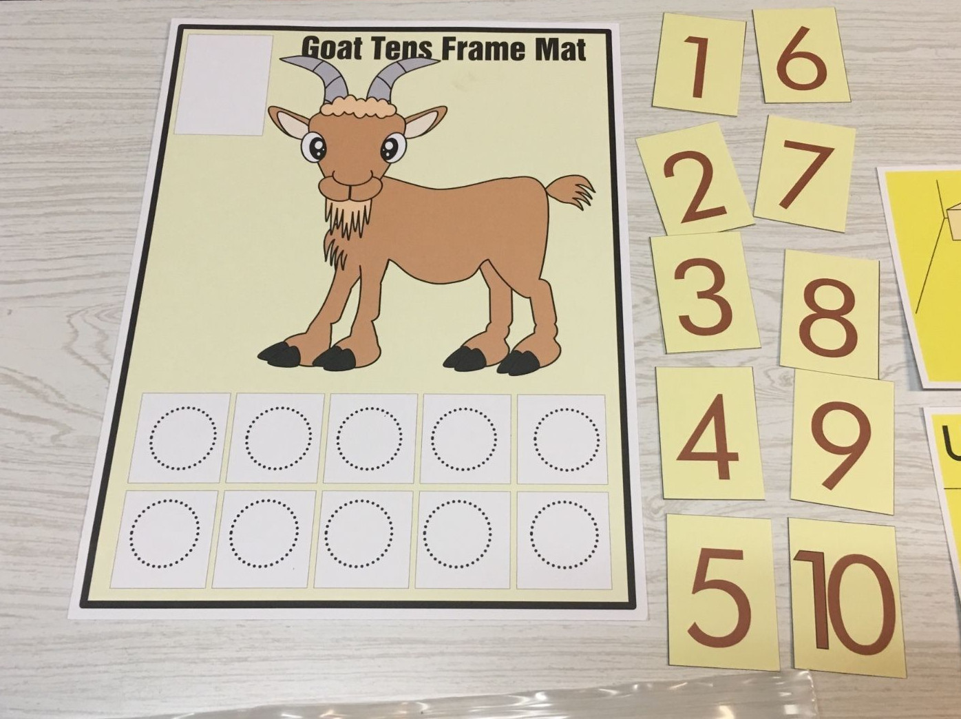 GOATS – Themed Learning Activities Package – LAMINATED – Teaching supplies