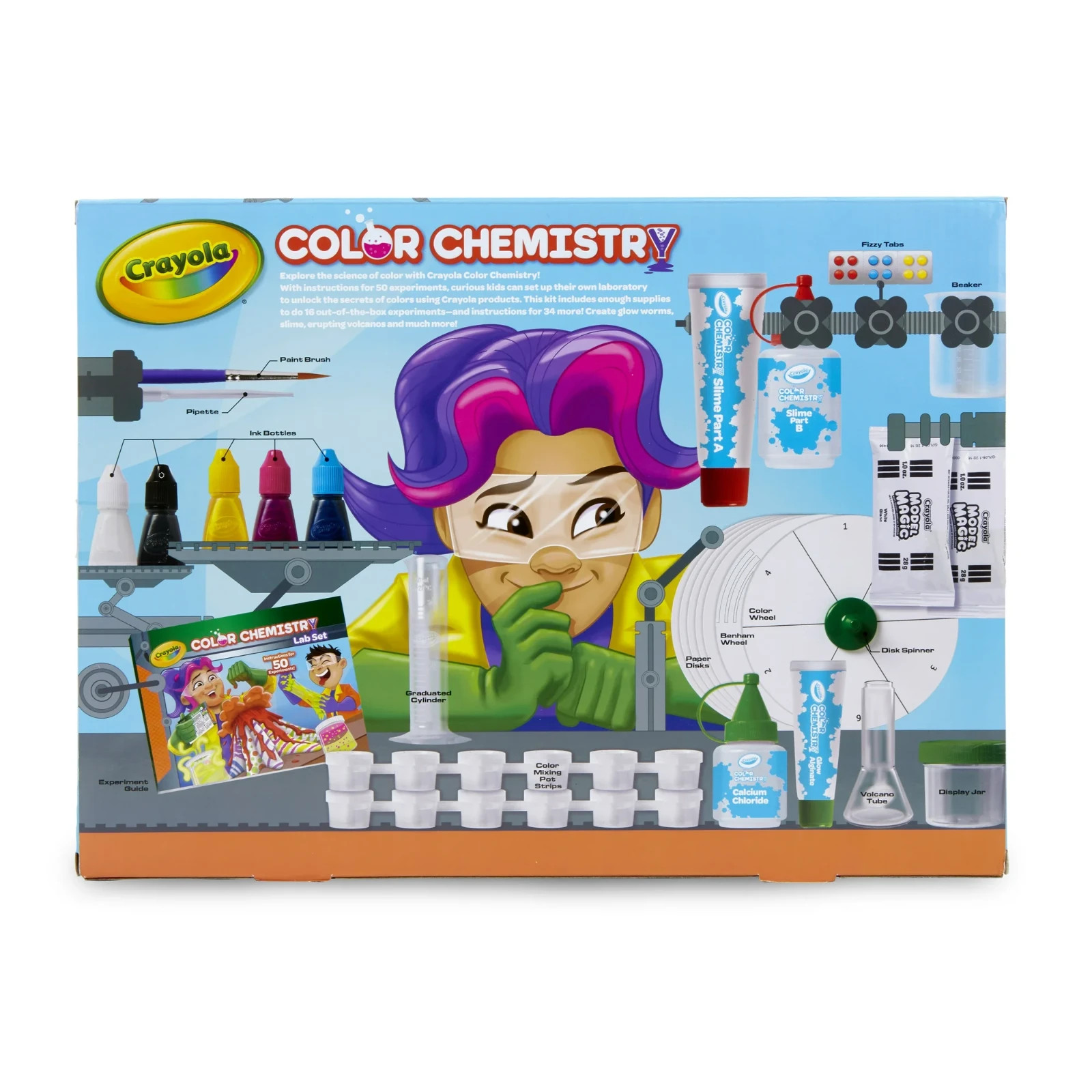 New, Unopened Crayola Color Chemistry Lab Set Instructions 50 Experiments STEM