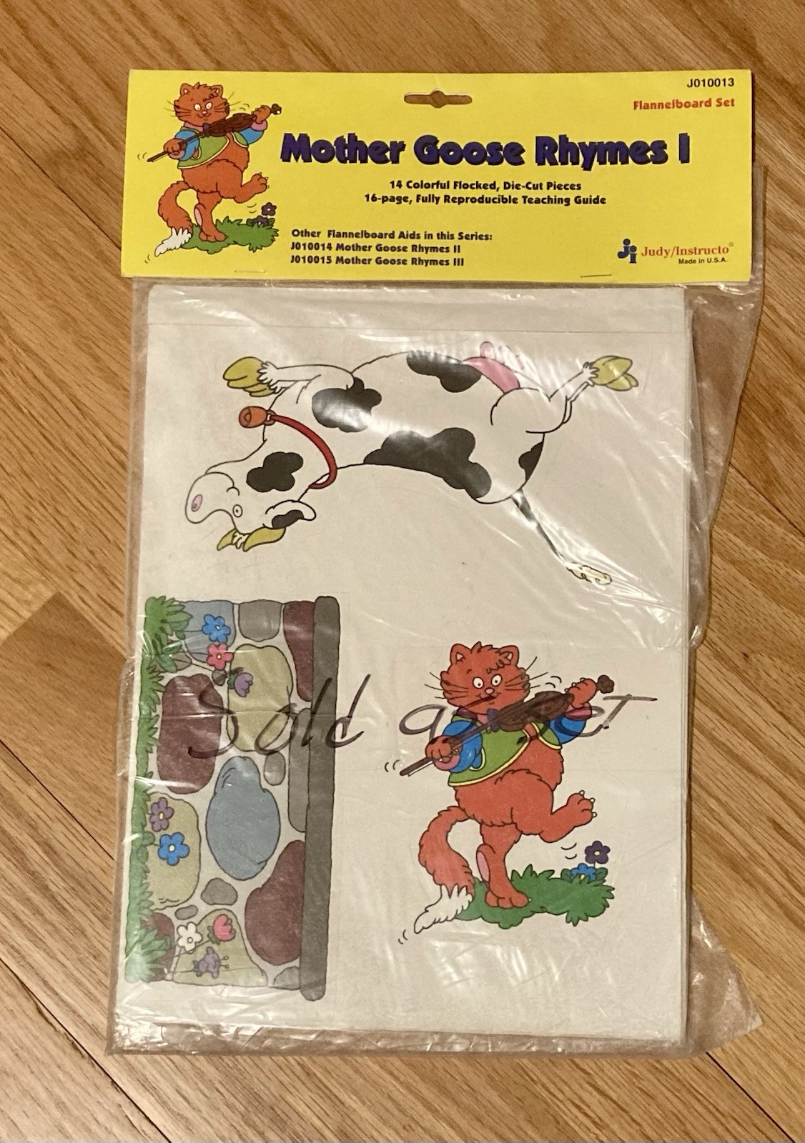Judy Instructo Mother Goose Rhymes I II III Flannel Board Set FACTORY SEALED LOT