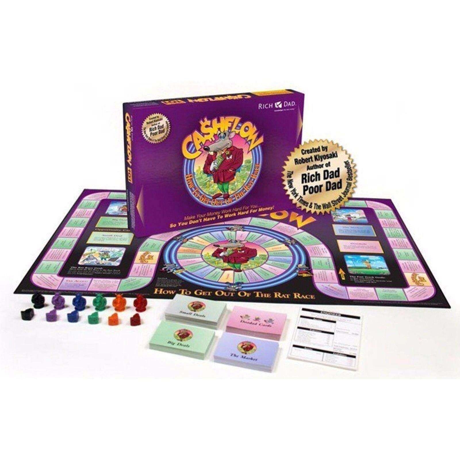 Rich Dad Board Game Cashflow 101 & 202 by Robert Kiyosaki Finance Investment