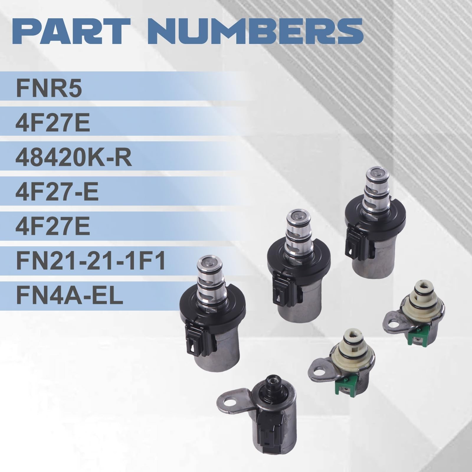 FNR5 4F27E Transmission Solenoid Kit – Compatible with CX-7 Fusion Milan 2006…