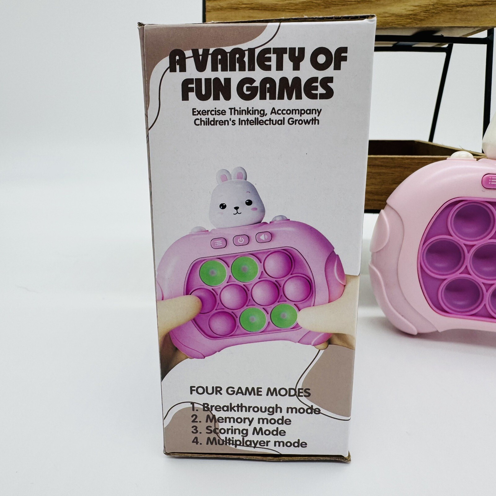 Speed Pass Game Machine Push Fidget Sensory Toy Game Cute Rabbit Bunny