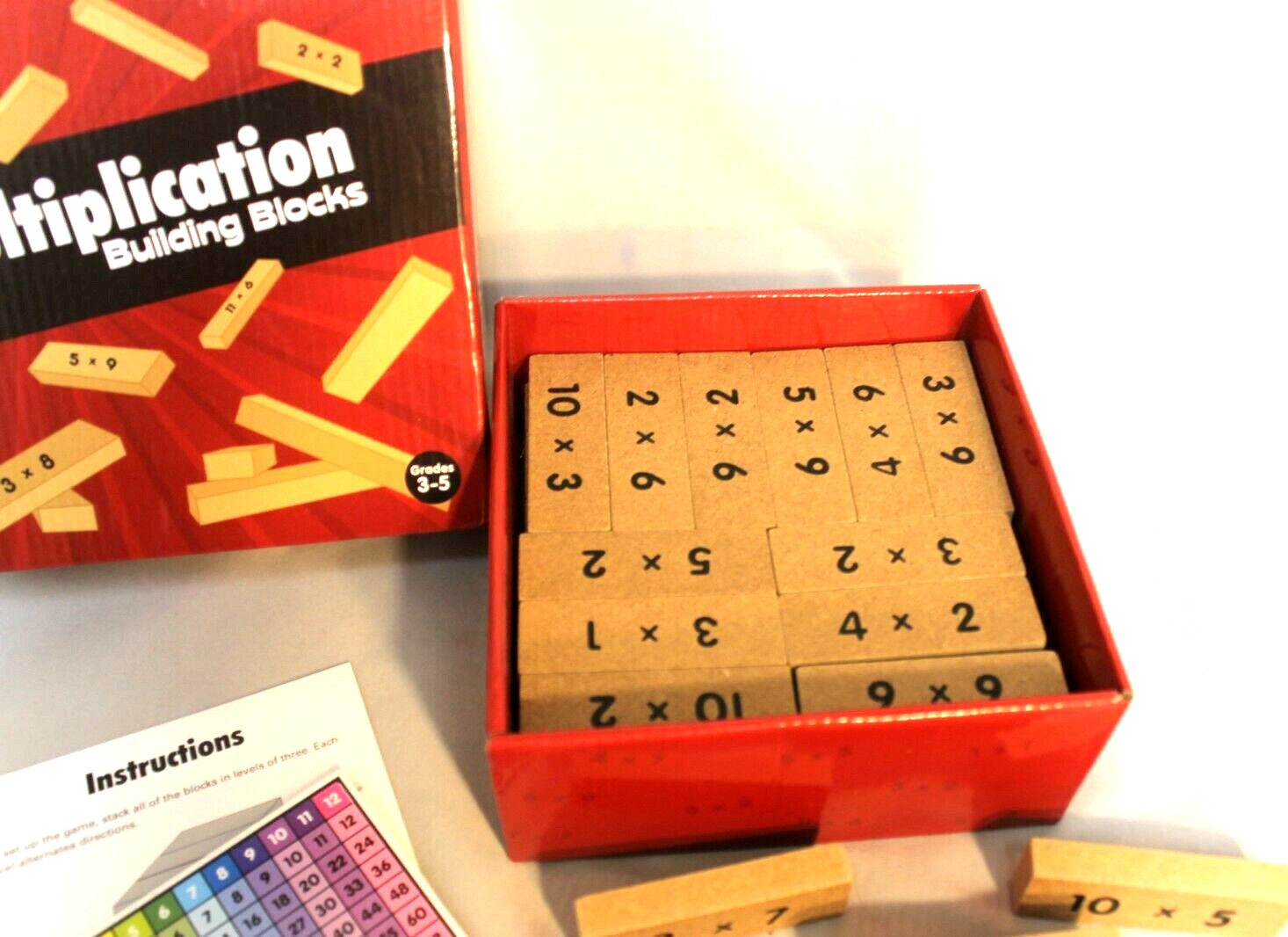 Multiplication Building Blocks, Educational, LEARN365 GRADES 3-5 Homeschool VG