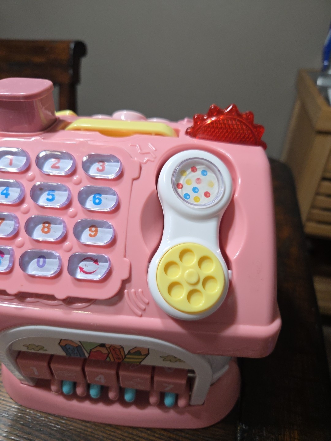 Interactive Toy House Number Pad Telephone Abacus Busy Board Learning Very Neat