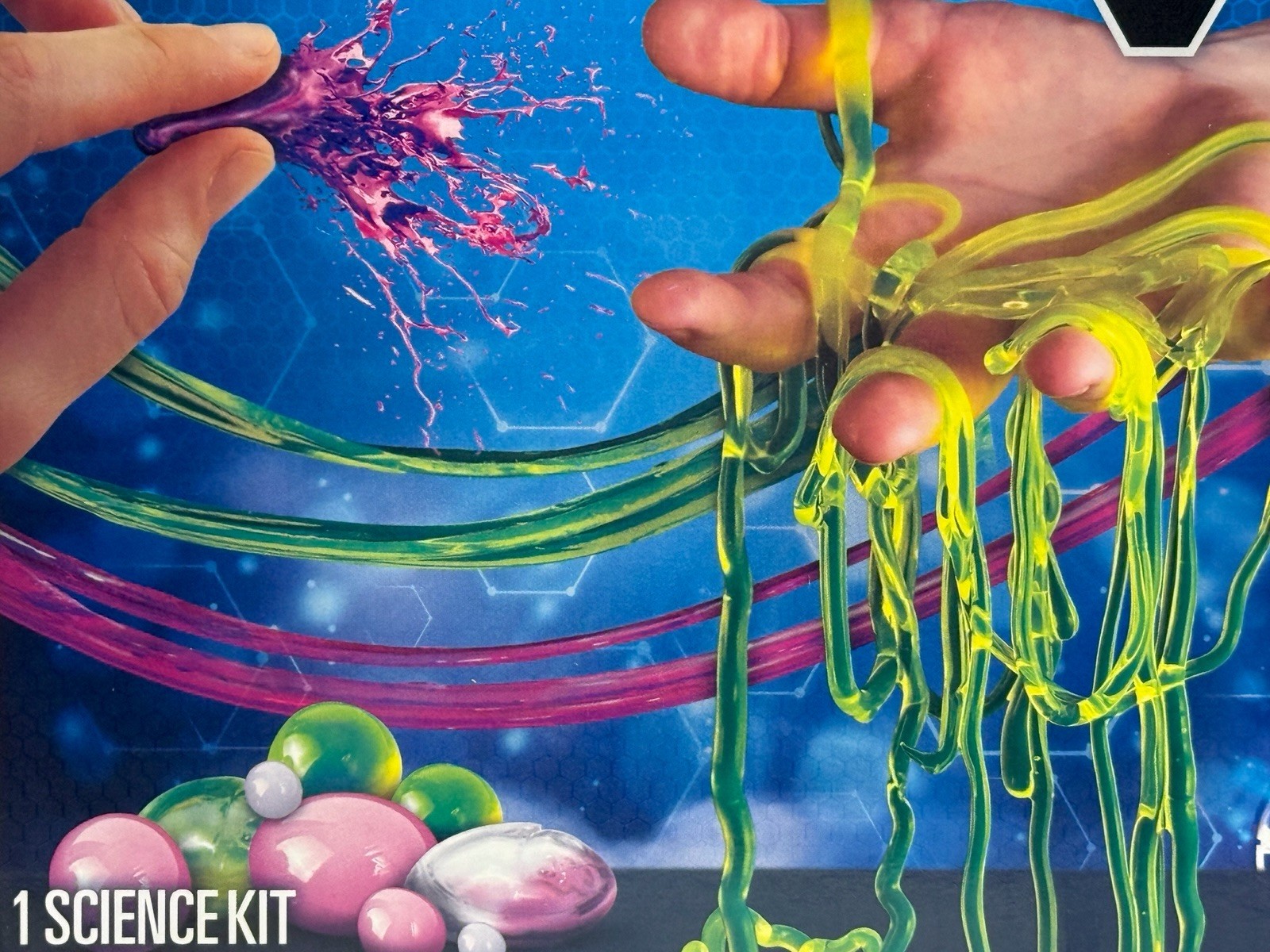 National Geographic STEM GLOW IN DARK Slime Lab~ Amazing Worms Chemistry Kit LOT