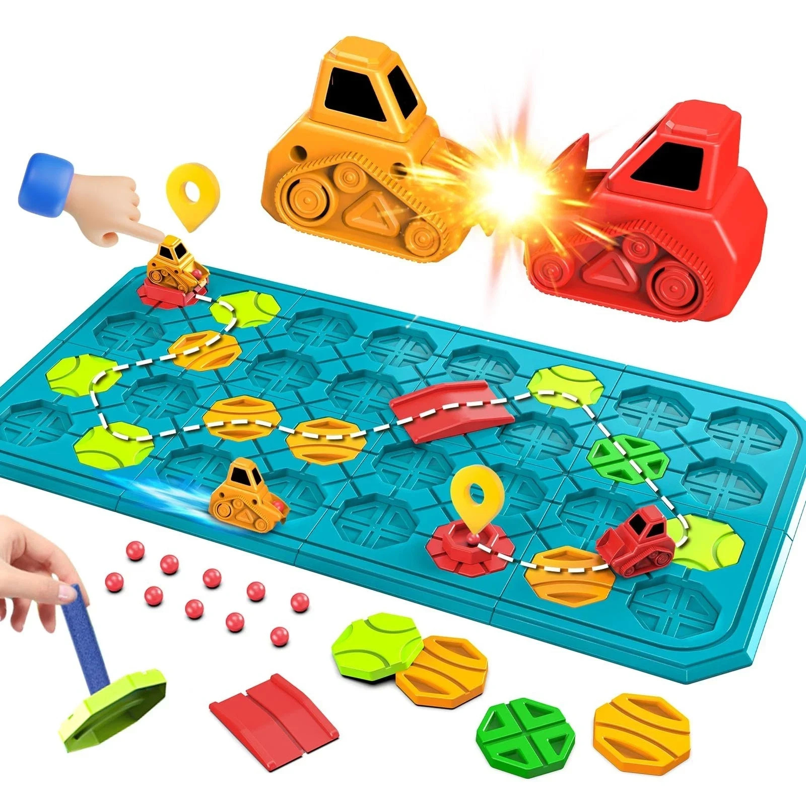 Airkid Puzzle Board Game STEM Educational Toy Logic Challenge 4+ Kids Interactiv