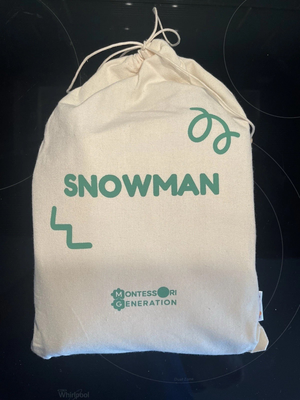 Montessori Snowman And Felt Ornaments NIB Free Shipping