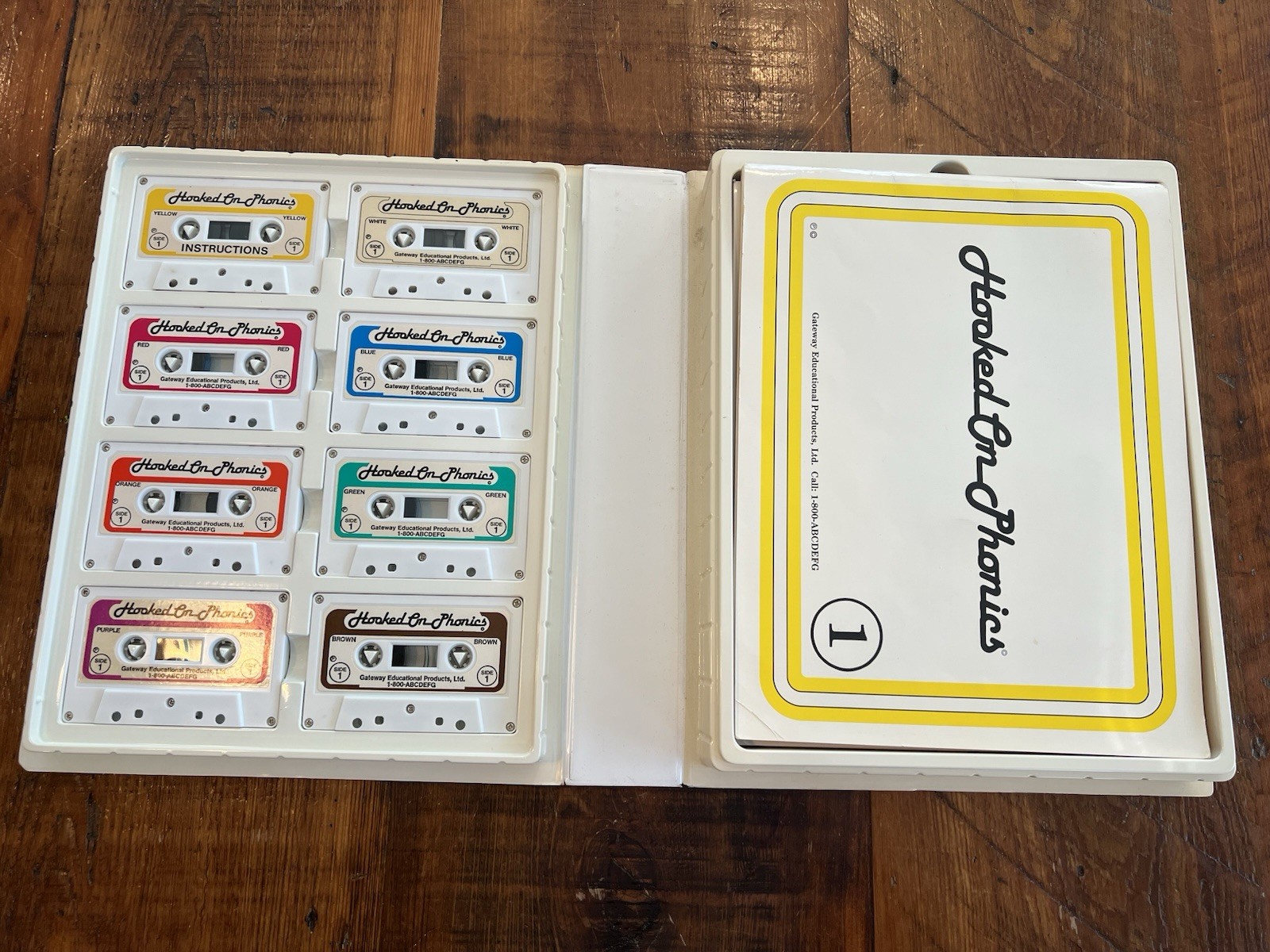 Hooked On Phonics Pre-School Primary Remedial Adult Cassette Tapes Books Cards