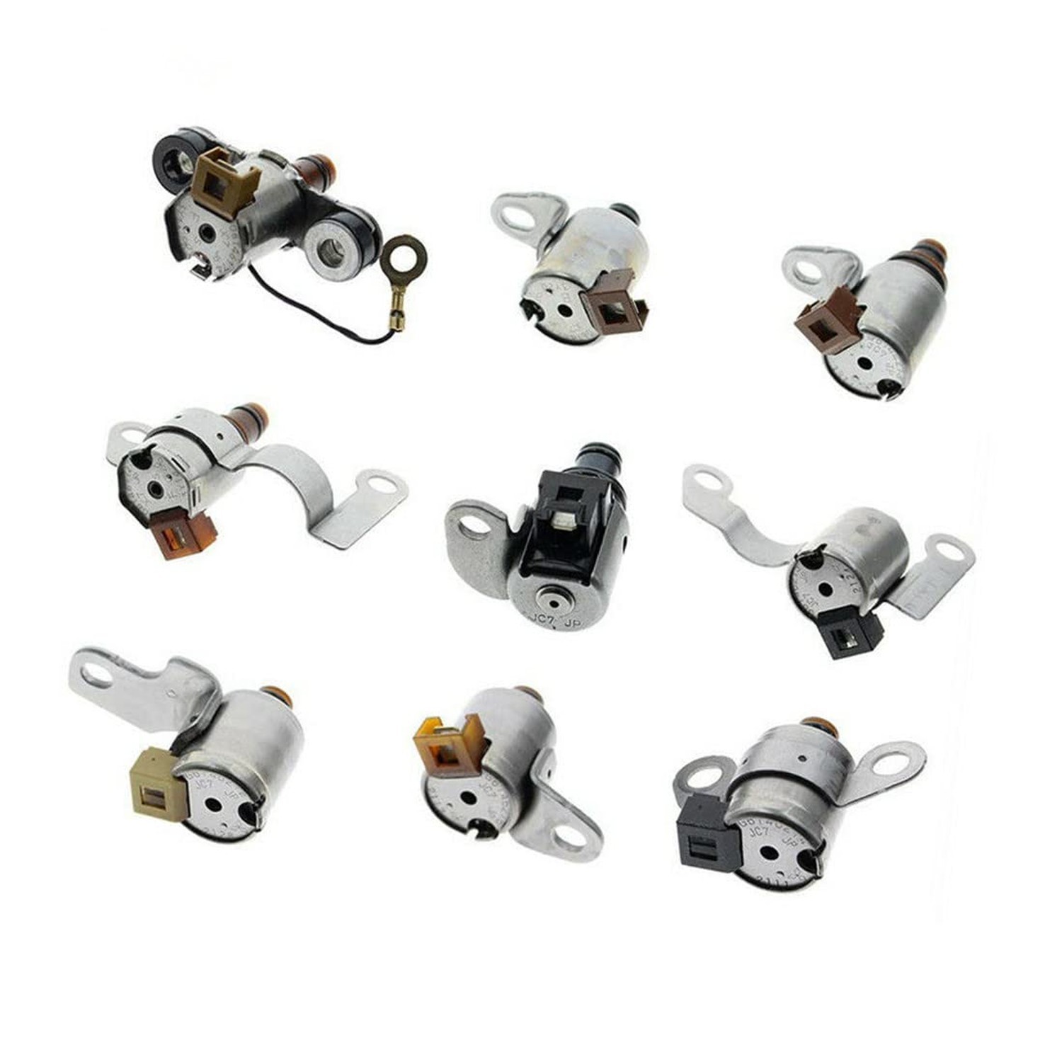 OEM JF506E 09A D98420 9pcs Transmission Shift Solenoid Set With Gasket Compat…