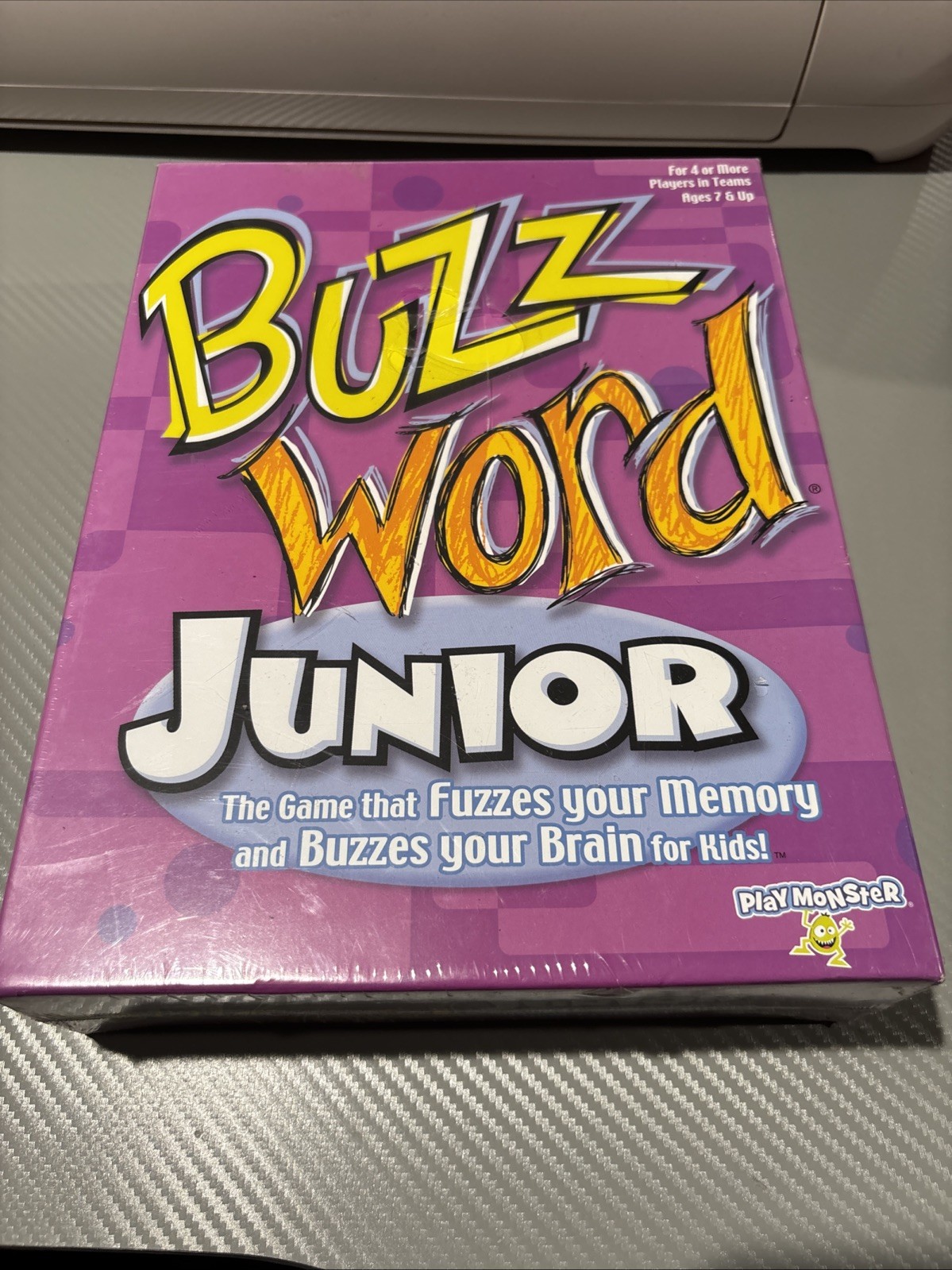 Buzzword Junior Family Fun Board Game Memory Game NIB Sealed