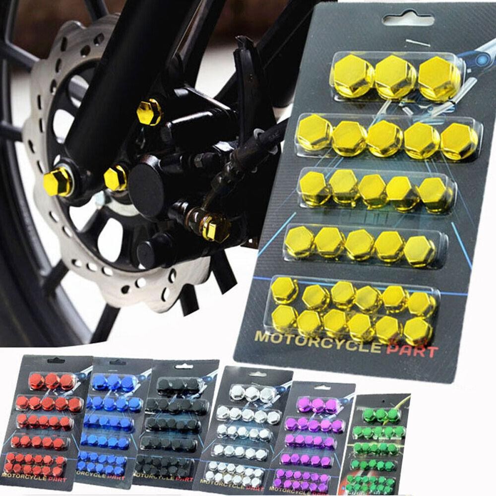 Motorcycle Parts Screw Nut Bolt Cap Cover Plastic Chrome Plating Cap Accessories