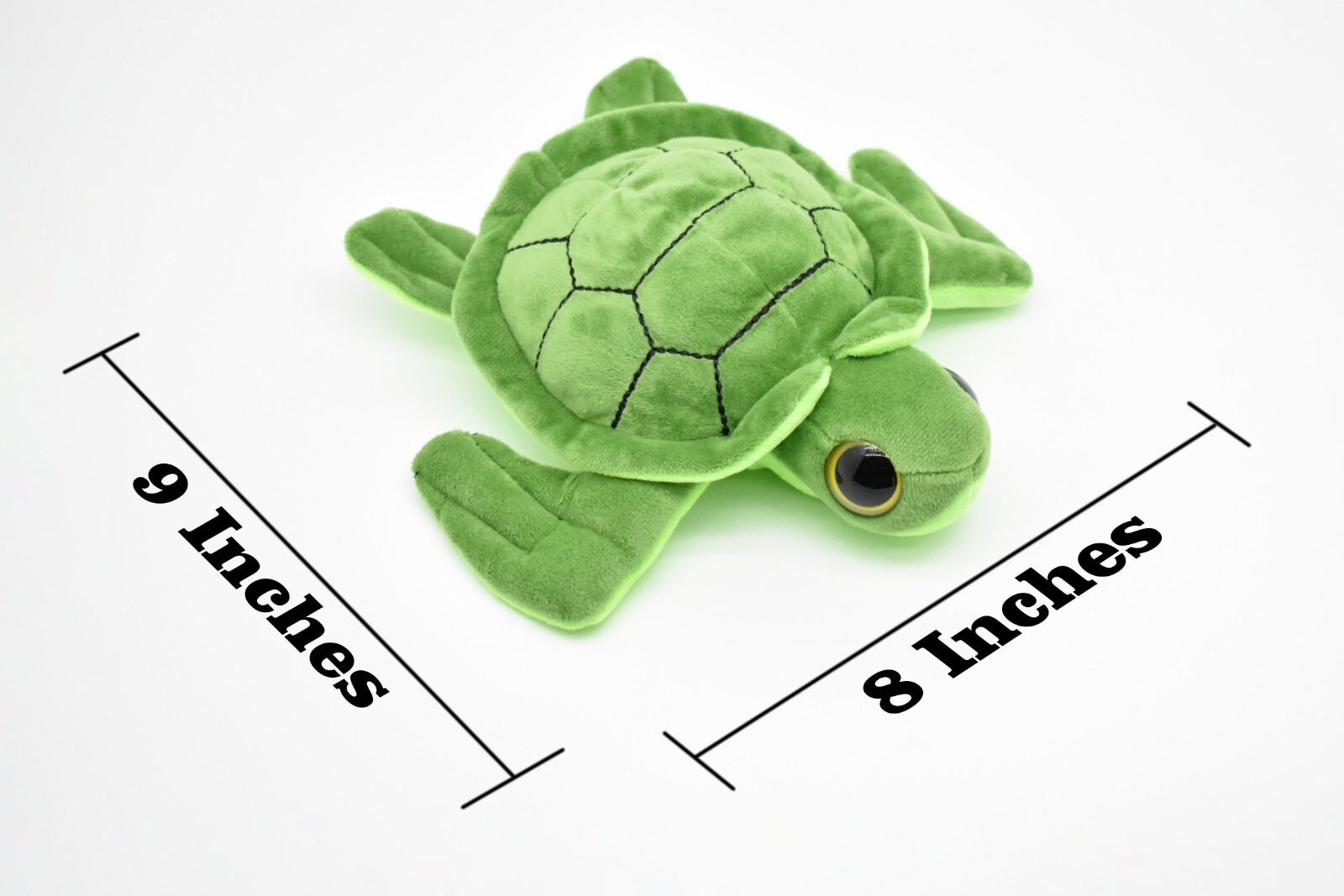 Sea Turtle Big Eyes Realistic Plush Animal Stuffed Soft Toy Figure 9″ CWG288