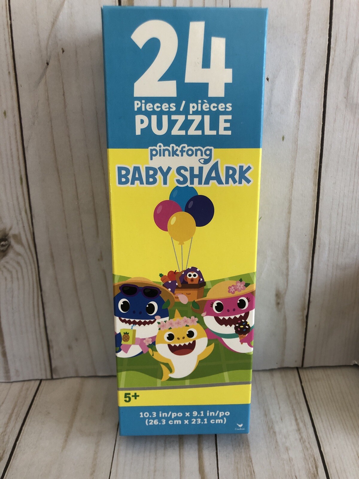 Baby Shark Lets Go Game + Balloons Puzzle + Coloring Book + Crayola Crayons New