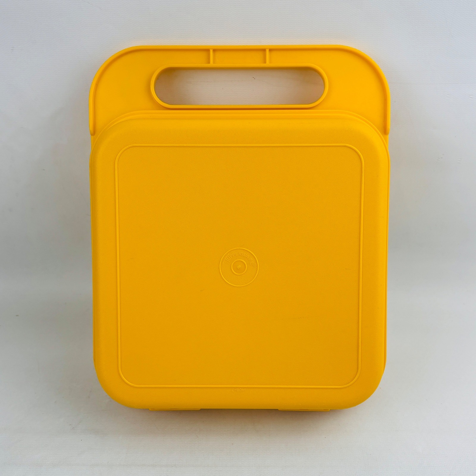 Vintage Tupperware Alphabet Carry Case 5 Stencil Lot Yellow ABC Pencil Lunch Box
