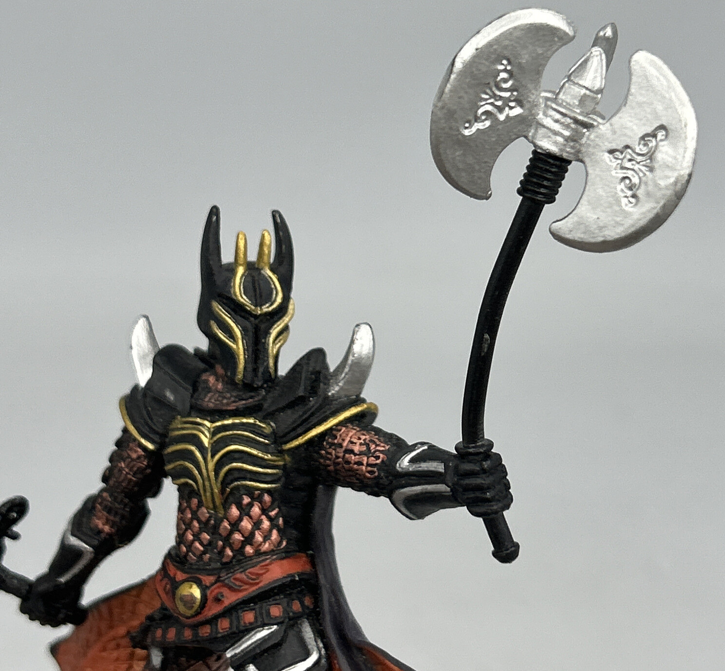 Fantasy World Knight with a Triple Battle Axe Toy Figure 2006 PAPO