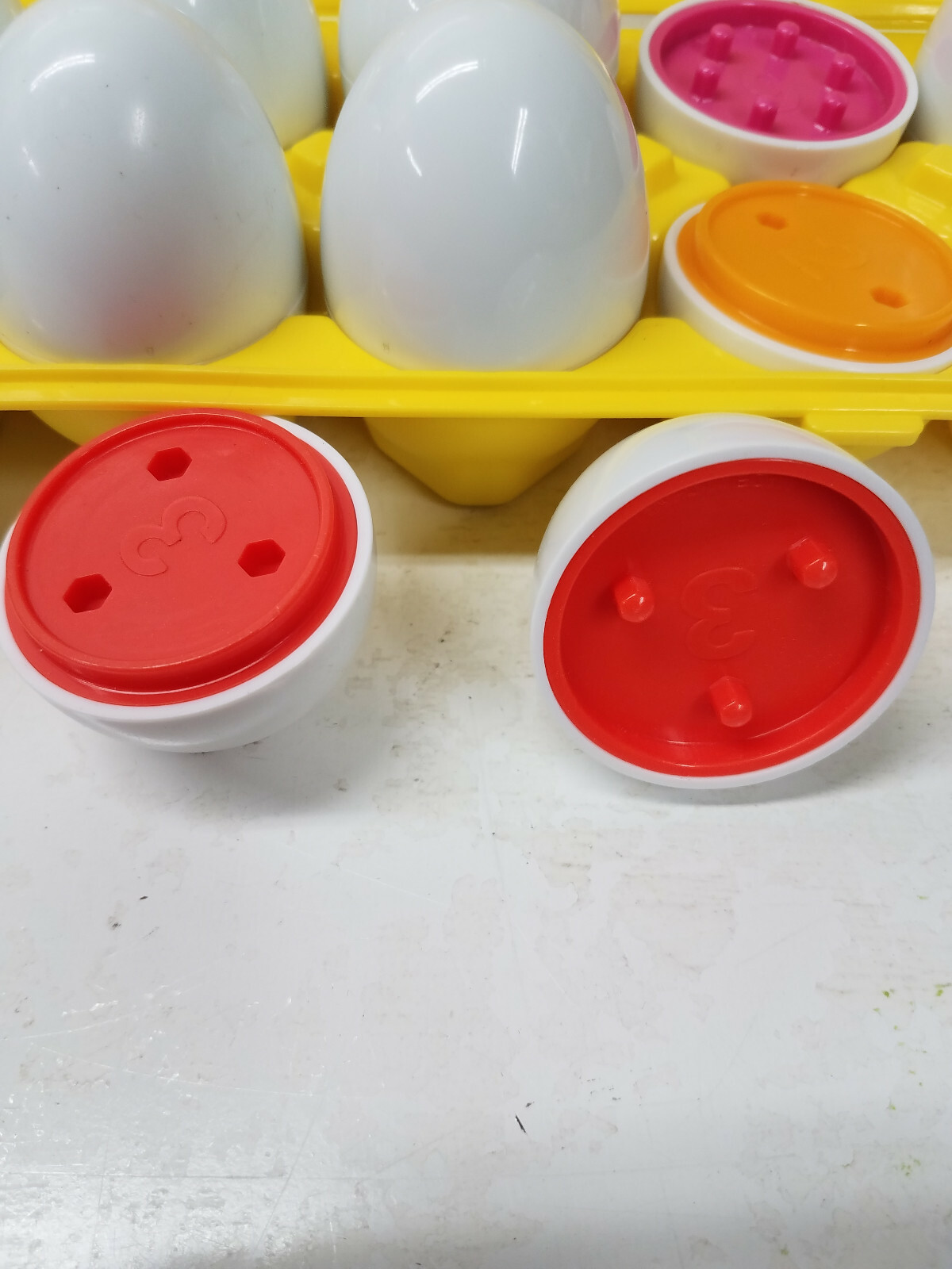 Count and Match Egg Set Happy Element Toddler Toys Preschool Education